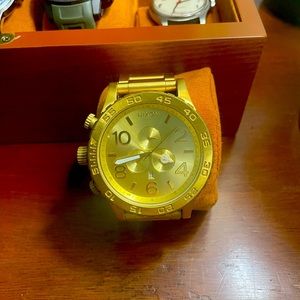 Nixon 51-30 Chrono Gold Mens Watch